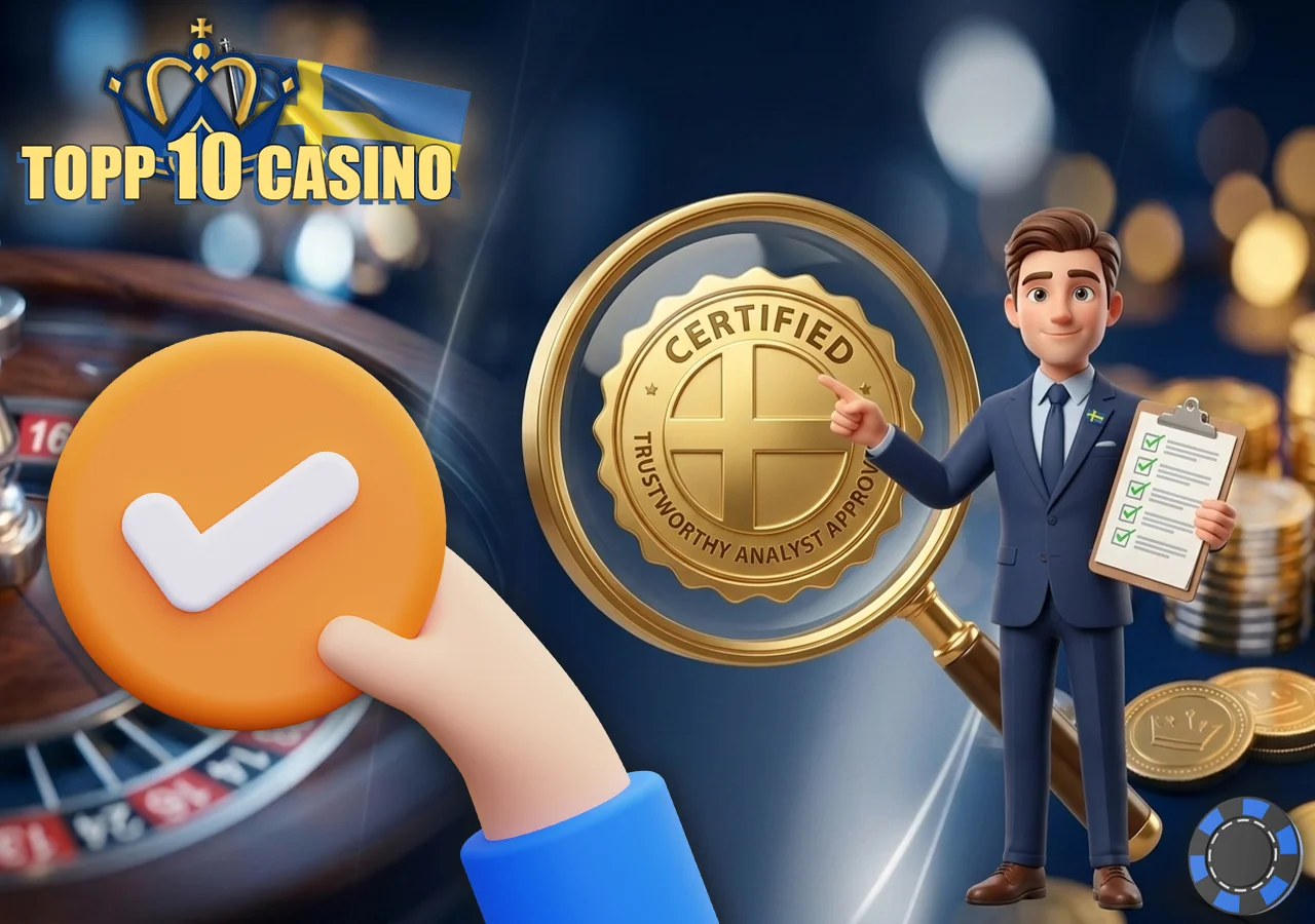 Varför du kan lita på vår expertbedömning av casinon.